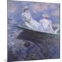 On the Boat, 1887-Claude Monet-Mounted Giclee Print