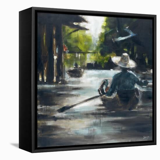 On the Boat-Solveiga-Framed Stretched Canvas