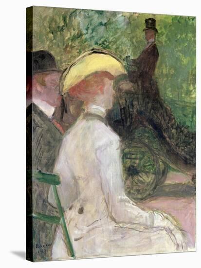 On the Bois de Boulogne, 1901-Henri de Toulouse-Lautrec-Stretched Canvas