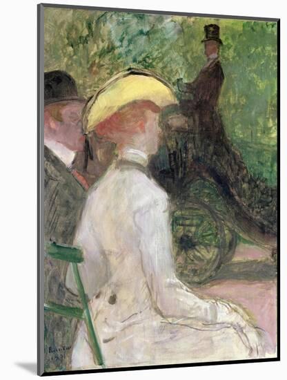 On the Bois de Boulogne, 1901-Henri de Toulouse-Lautrec-Mounted Giclee Print