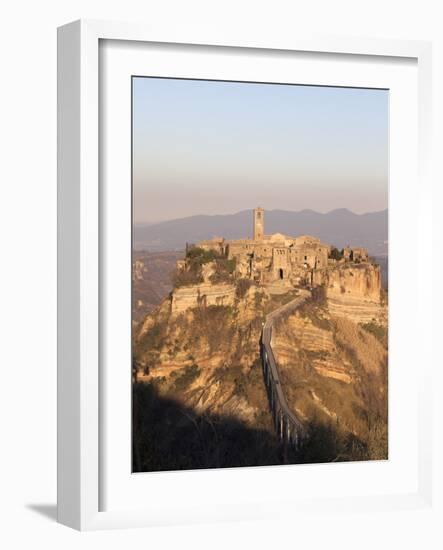 On the Border Between the Region of Lazio and Umbria is Civita Di Bagnoreggio, Italy, Europe-Oliviero Olivieri-Framed Photographic Print