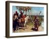 On the Border Guard of Muscovy-Sergei Vasilyevich Ivanov-Framed Giclee Print