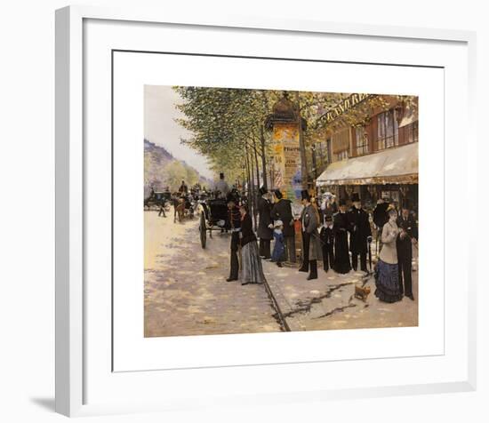 On the Boulevard-Jean-Georges Beraud-Framed Premium Giclee Print