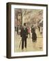 On the Boulevard-Jean Béraud-Framed Giclee Print