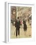 On the Boulevard-Jean Béraud-Framed Giclee Print