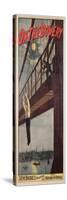 On the Bowery, Steve Brodie's Sensational Leap from Brooklyn Bridge 1886-American-Stretched Canvas