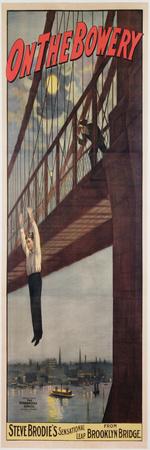 Steve Brodie's Brooklyn Bridge leap claim photo 1