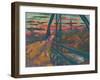 On The Bridge, 2009-Marta Martonfi-Benke-Framed Giclee Print