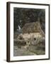 On the Brook Road, Near Witley-Helen Allingham-Framed Giclee Print