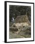 On the Brook Road, Near Witley-Helen Allingham-Framed Giclee Print