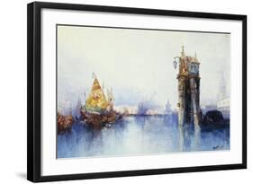 On the Canal, 1896-Thomas Moran-Framed Giclee Print