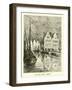 On the Canal, Ghent-null-Framed Giclee Print