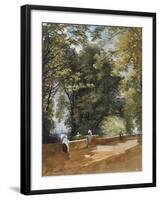 On the Castle Wall, Exeter, C.1860-John Gendall-Framed Premium Giclee Print