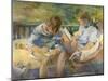 On the Chaise-Alice Kent Stoddard-Mounted Giclee Print