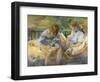 On the Chaise-Alice Kent Stoddard-Framed Giclee Print