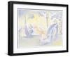 On the Champs-Élyseés, 1898 (Colour Litho)-Henri-Edmond Cross-Framed Giclee Print