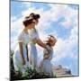 On the Cliff, 1910-Charles Courtney Curran-Mounted Premium Giclee Print