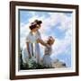 On the Cliff, 1910-Charles Courtney Curran-Framed Giclee Print