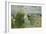 On the Cliff at Portrieux-Berthe Morisot-Framed Giclee Print