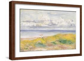 On the Cliffs, 1880-Pierre-Auguste Renoir-Framed Giclee Print