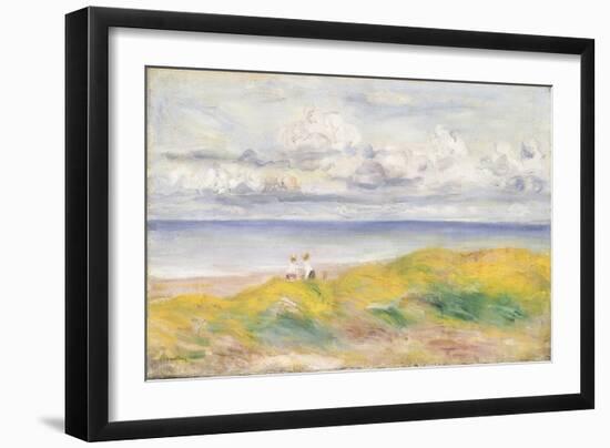 On the Cliffs, 1880-Pierre-Auguste Renoir-Framed Giclee Print