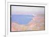 On the Cliffs Near Dieppe, Sunset, 1897-Claude Monet-Framed Giclee Print