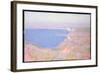 On the Cliffs Near Dieppe, Sunset, 1897-Claude Monet-Framed Giclee Print