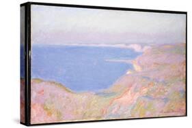 On the Cliffs Near Dieppe, Sunset, 1897-Claude Monet-Stretched Canvas