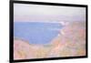 On the Cliffs Near Dieppe, Sunset-Claude Monet-Framed Giclee Print