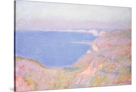 On the Cliffs Near Dieppe, Sunset-Claude Monet-Stretched Canvas