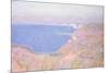 On the Cliffs Near Dieppe, Sunset-Claude Monet-Mounted Giclee Print