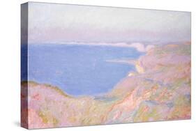 On the Cliffs Near Dieppe, Sunset-Claude Monet-Stretched Canvas