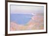 On the Cliffs Near Dieppe, Sunset-Claude Monet-Framed Giclee Print
