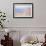 On the Cliffs Near Dieppe, Sunset-Claude Monet-Framed Giclee Print displayed on a wall