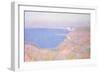 On the Cliffs Near Dieppe, Sunset-Claude Monet-Framed Giclee Print