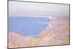 On the Cliffs Near Dieppe, Sunset-Claude Monet-Mounted Giclee Print