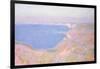 On the Cliffs Near Dieppe, Sunset-Claude Monet-Framed Giclee Print