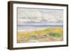 On the Cliffs; Sur La Falaise, 1880-Pierre-Auguste Renoir-Framed Giclee Print