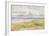 On the Cliffs; Sur La Falaise, 1880-Pierre-Auguste Renoir-Framed Giclee Print