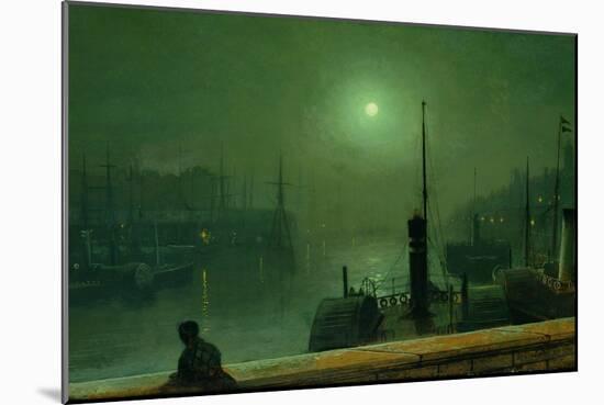 On the Clyde, Glasgow, 1879-John Atkinson Grimshaw-Mounted Giclee Print
