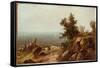 On the Coast, Beverly, Massachusetts (Oil on Canvas)-John Frederick Kensett-Framed Stretched Canvas