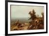 On the Coast, Beverly, Massachusetts (Oil on Canvas)-John Frederick Kensett-Framed Giclee Print