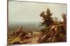 On the Coast, Beverly, Massachusetts (Oil on Canvas)-John Frederick Kensett-Mounted Giclee Print