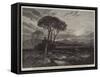 On the Coast Near Porto D'Anzio-null-Framed Stretched Canvas