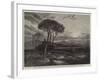 On the Coast Near Porto D'Anzio-null-Framed Giclee Print