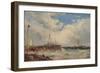 'On the Coast of Holland', 1876, (1938)-James Webb-Framed Giclee Print