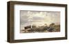 On the Coast of Ruegen-Eugen Bracht-Framed Art Print