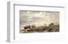 On the Coast of Ruegen-Eugen Bracht-Framed Art Print