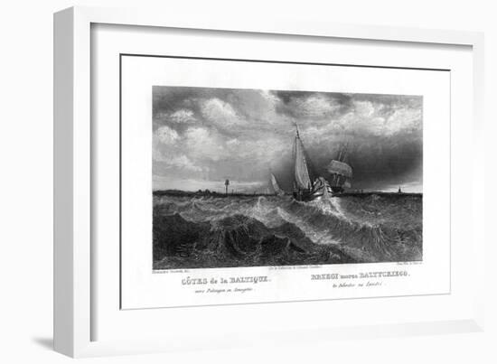 On the Coasts of the Baltic, 19th Century-Alex Will-Framed Giclee Print