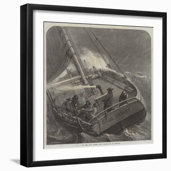 On the Cold North Sea-Edward Duncan-Framed Premium Giclee Print